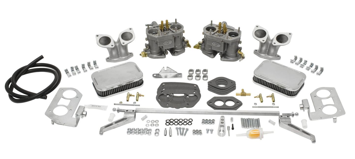 EMPI D-Series 36mm Dual Carburetor Kit : Dual Port, Fits Type 3