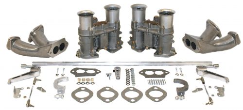 EMPI Dual EPC-51, Type 1, with Race Manifolds, (Kit supplied with 43-5242 Hex Bar Linkage)