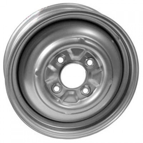 Silver Smoothie Steel Wheel 4x130, 15x4.5