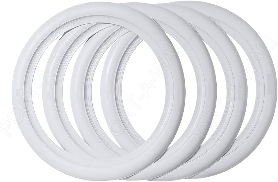 15" White Wall Inserts (4 pcs)