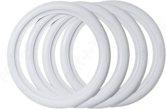 15" White Wall Inserts (4 pcs)