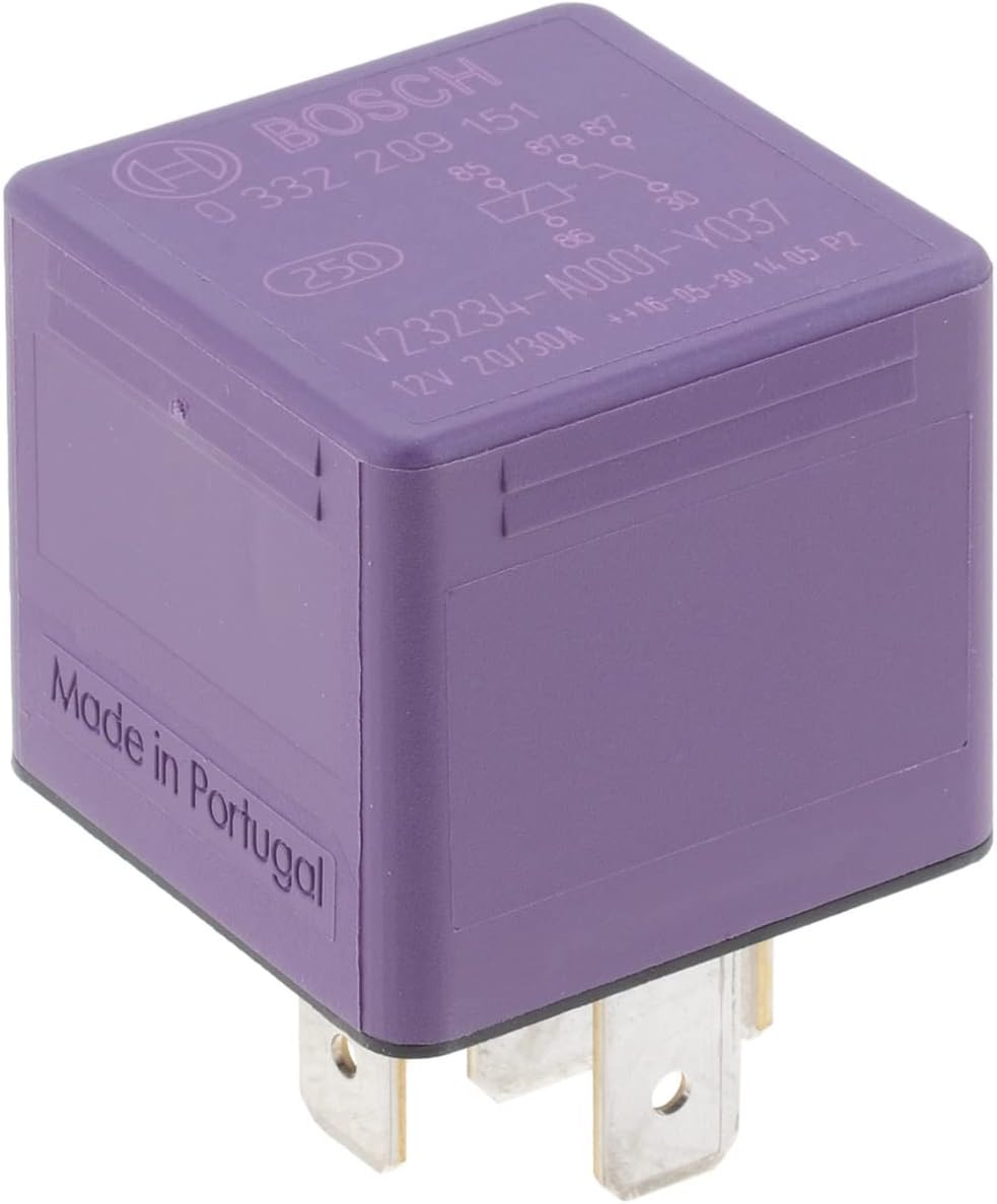 Changeover Mini Relay 5 Pins, 12v, 20/30 A