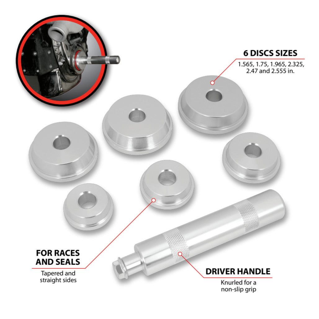 7-Pc Bearing Race & Seal Driver Set