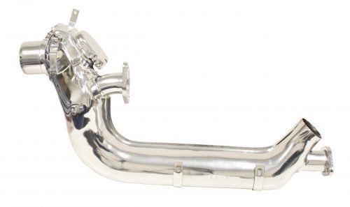 Hi-Perf. 1 1/2" Flanged Heater Box, Right, Ceramic Coated