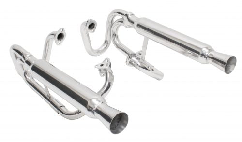 Buggy Dual Exhaust, without Heater Box, Ceramic Coated