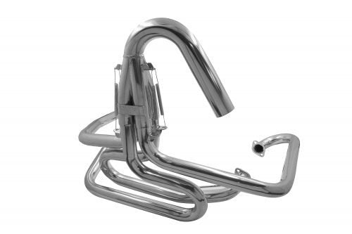 Comp Exhaust, 1 5/8" with U-Bend Stinger, Ceramic Coated