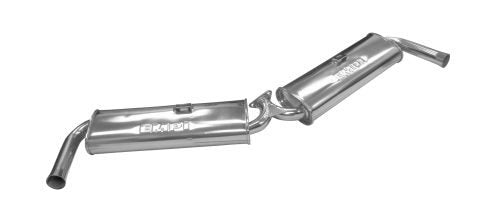 Dual Quiet Ceramic Muffler for 3648 Header