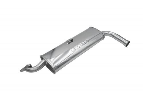 Single Quiet Muffler - Type 2, 63-71, Ceramic Coated