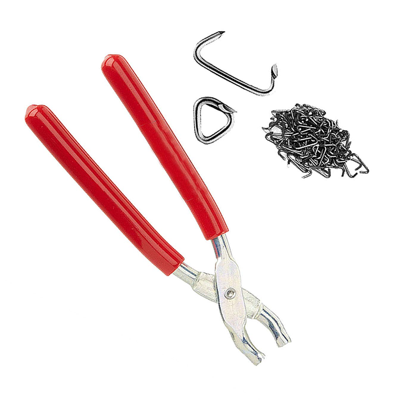 Hog Ring Pliers With 100 Hog Rings