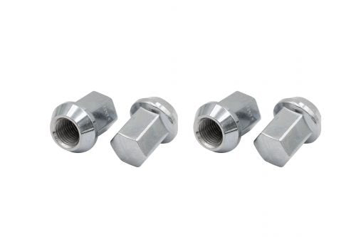 Chrome Steel 60 Degree Lug Nuts 14mm, Set of 4