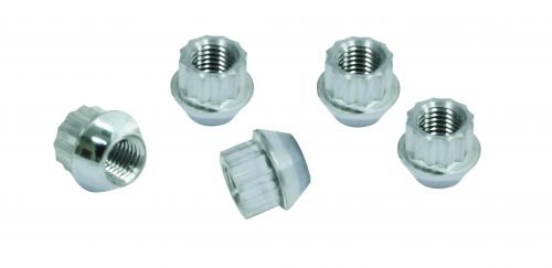 Alloy Lug Nuts, Chrome, M14-1.5, Set of 5