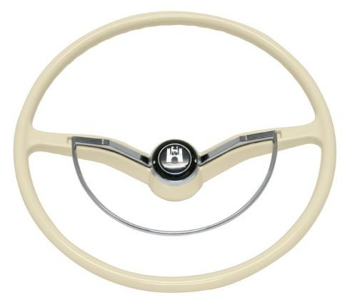 T1 62-71, T3 62-71 Complete Steering Wheel Stock Style Ivory