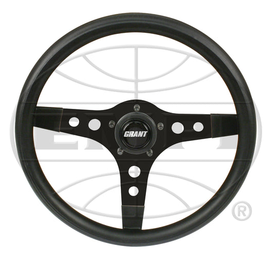 GT Sport Thick Foam, Black Spoke, 13" Dia., 3.50" Dish / 4 ⅛"