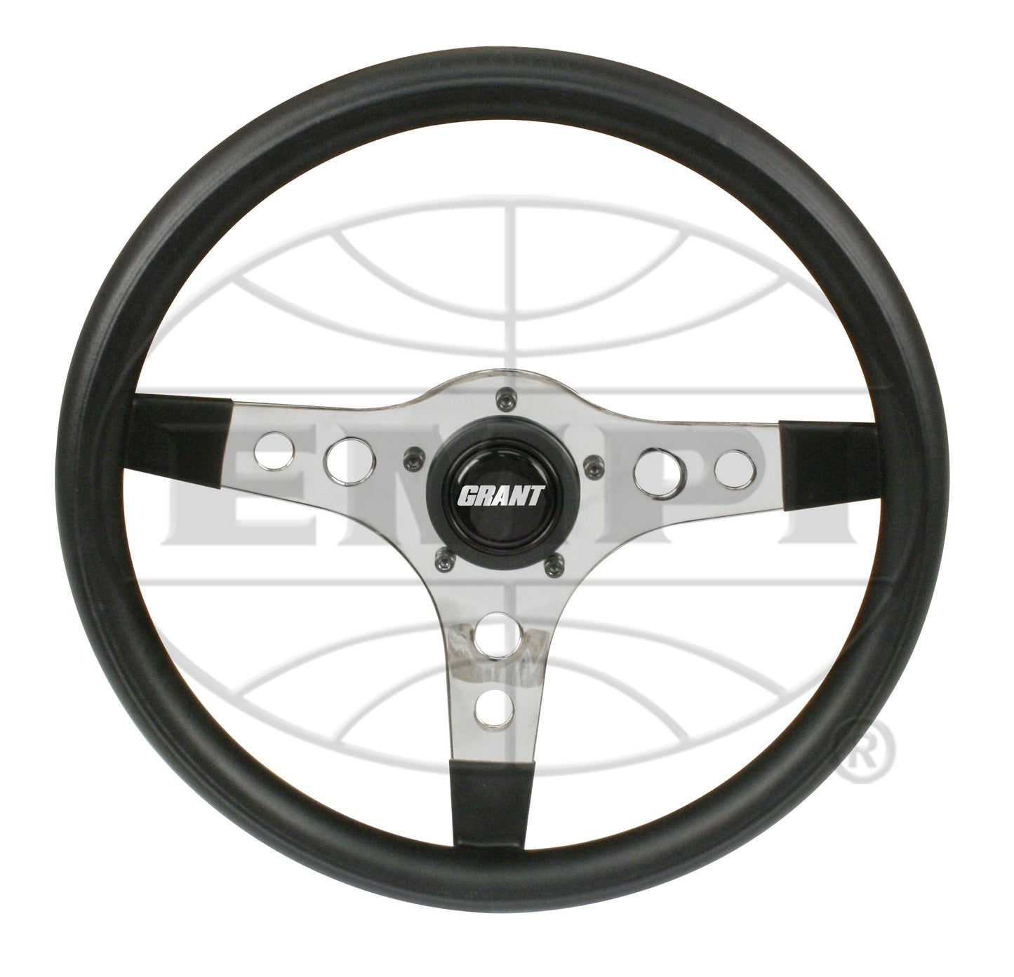 GT Sport Thick Foam, Chrome Spoke, 13" Dia., 3.50" Dish / 4 ⅛"