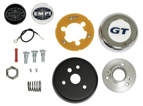 Type 1 49-59, EMPI Steering Wheel Adapter Kit,  I.D. Spline Area .863, O.D. Spine Area .982, 24 Splines
