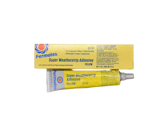 Permatex Super Weather Strip Adhesive 5oz (Yellow)