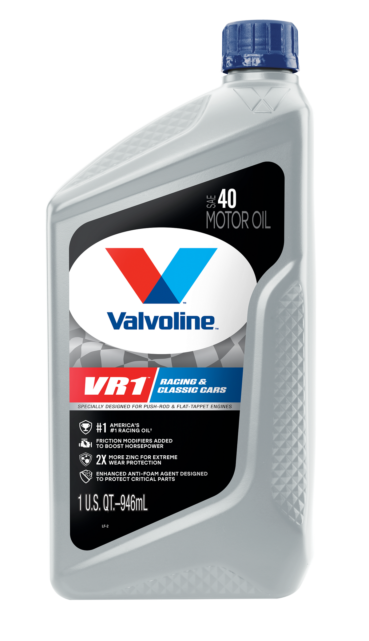 SAE 40 Valvoline VR1 Racing Motor Oil 1 Quart