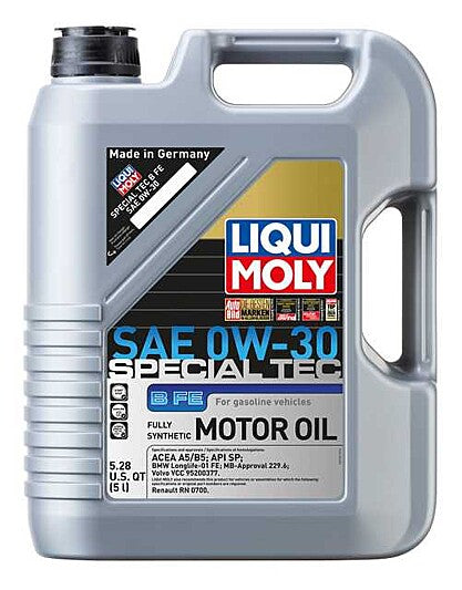 22261 Liqui Moly Special Tec B FE 0W-30 Synthetic Motor Oil - 5 Liter