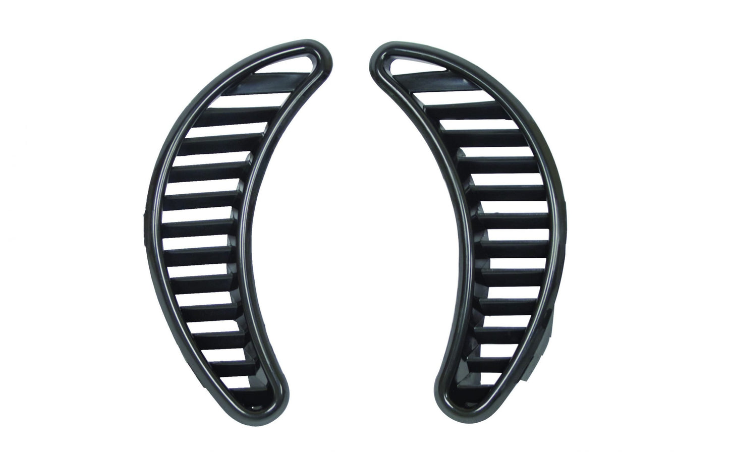 Bug, SB 71-77 Sedan Quarter Vent/ Grilles Black Pair