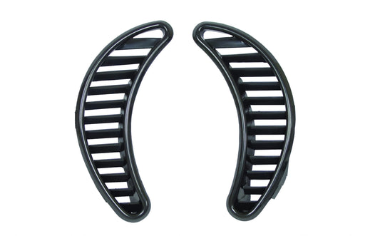 Bug, SB 71-77 Sedan Quarter Vent/ Grilles Black Pair