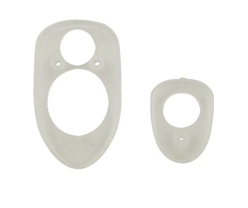 Hood Handle Seals, Clear, Type 1 68-79, Set of 2