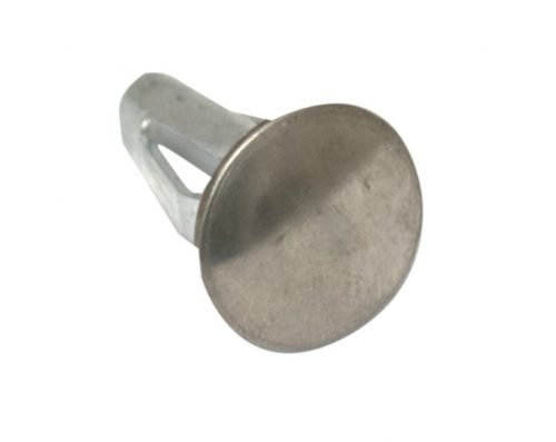 T2 50-79 Chrome Head Interior Door Panel Trim Clip Push-On each