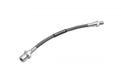Braided S/S Brake Line, Rear, M/F, 240mm (9.45") T1 69-79