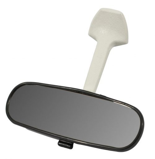 Rear View Mirror, Day / Night, Type 2, 70-79, Metal Coated with Black and White Plastic