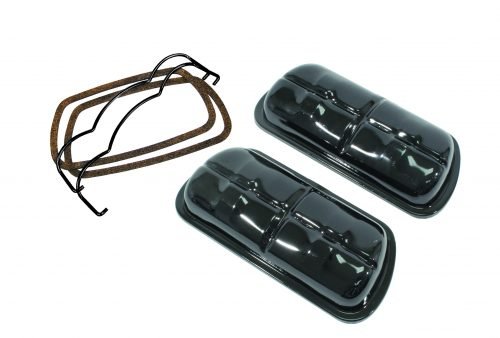 Black Stock Style 1300-1600 Valve Covers, Set