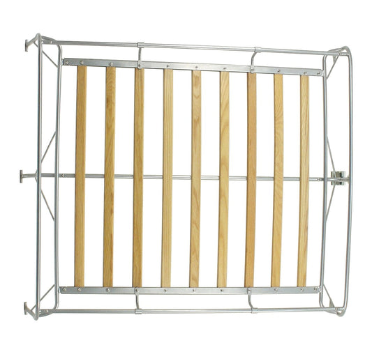 Knock-Down Roof Rack, Grey/Wood Slats