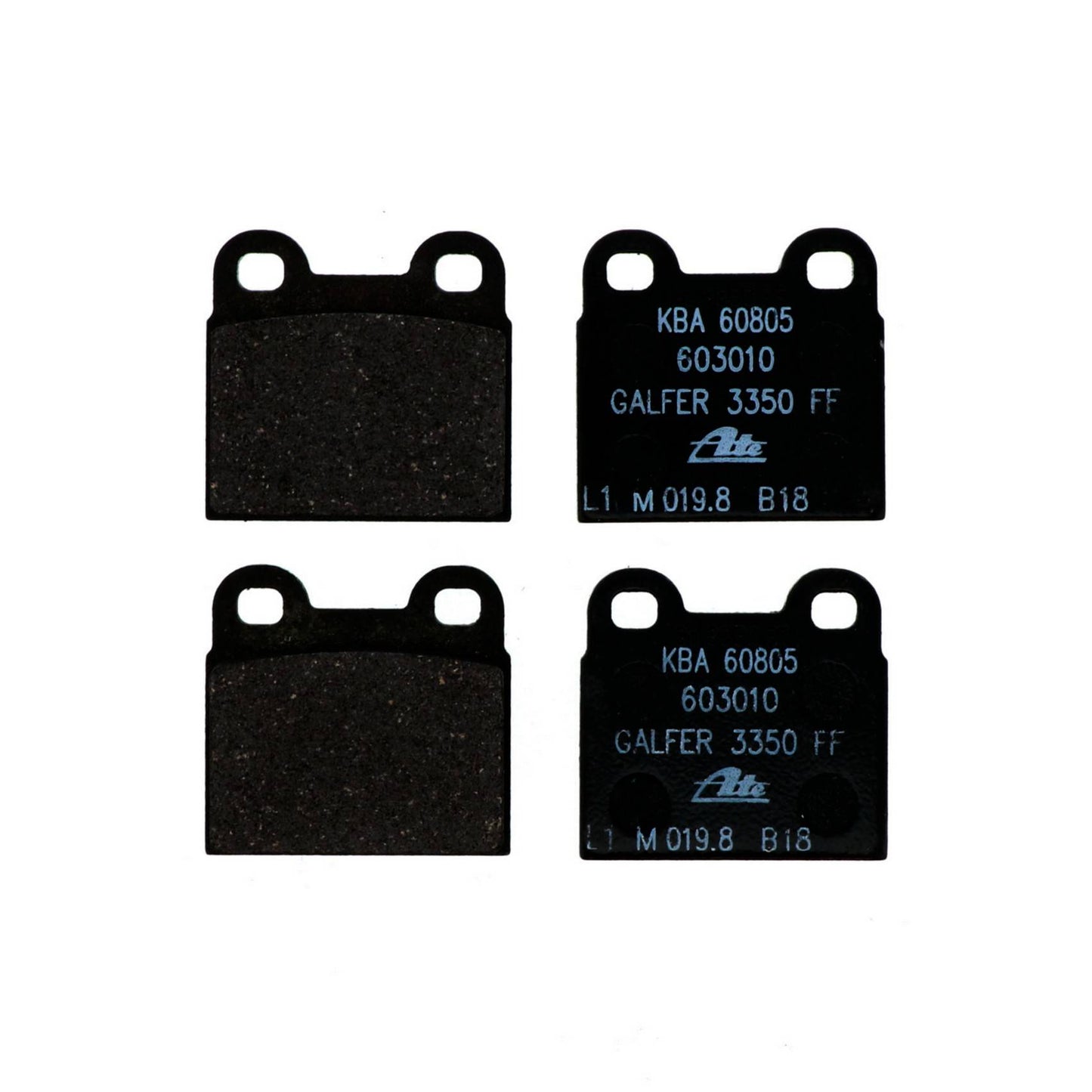 BRAKE PADS 2 PIN F/NEW CALIPER D111A