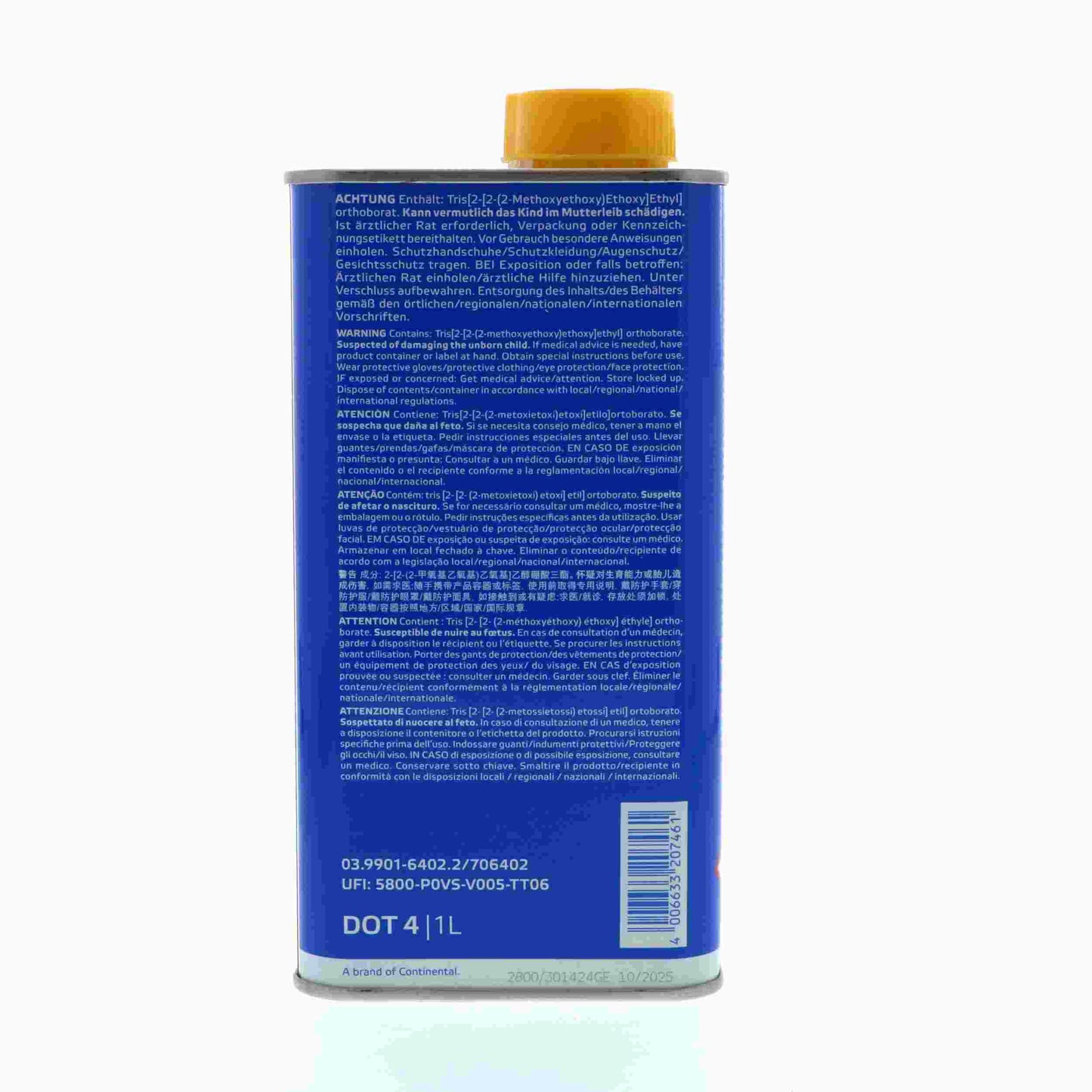Brake Fluid ATE SL.6 DOT 4 Low Viscosity 1 Liter