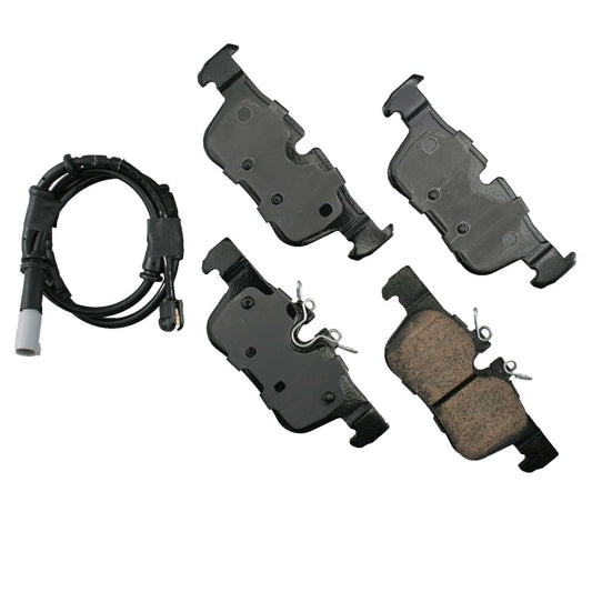 Akebono EURO Ultra Premium Ceramic Disc Brake Pad Kit Rear