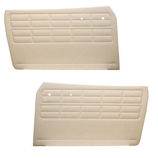 Authentic Style Door Panels - Front Only without Pockets - 1956-63 VW Ghia