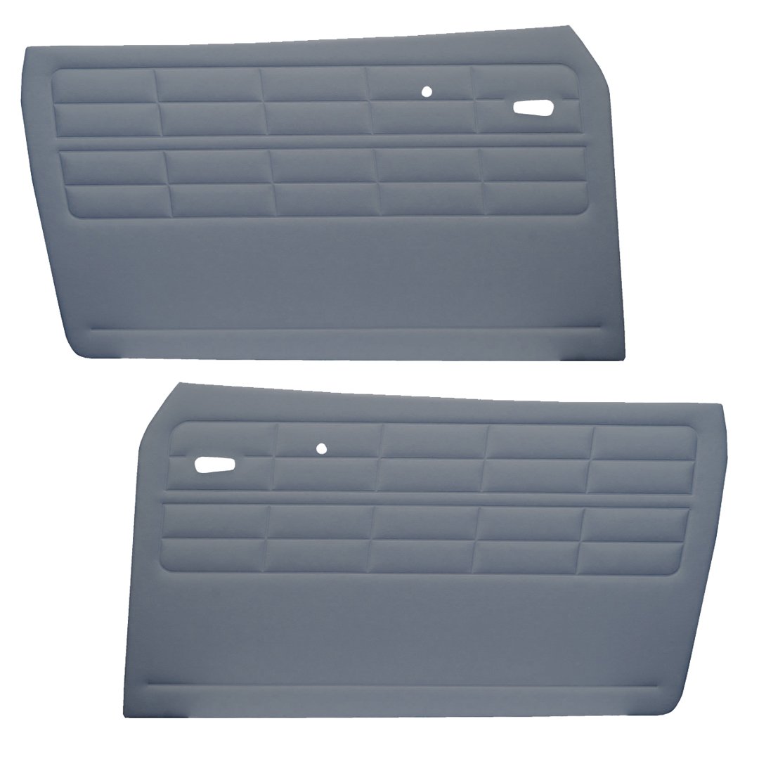 Authentic Style Door Panels - Front Only without Pockets - 1964-74 VW Ghia