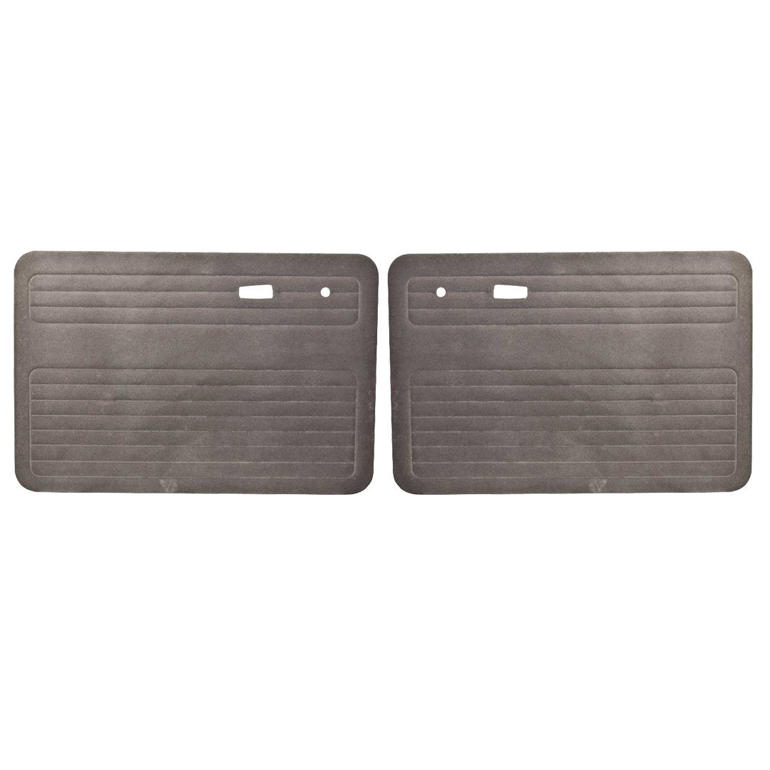 Authentic Style Door Panels - Front Only without Pockets - 67-77 Bug Sedan / Convertible
