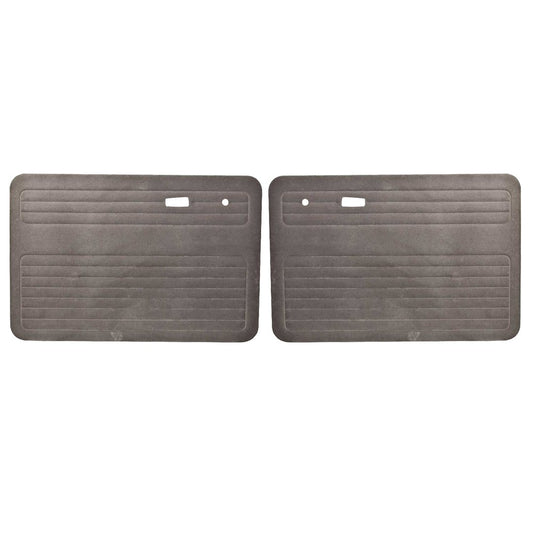 Authentic Style Door Panels - Front Only without Pockets - 67-77 Bug Sedan / Convertible