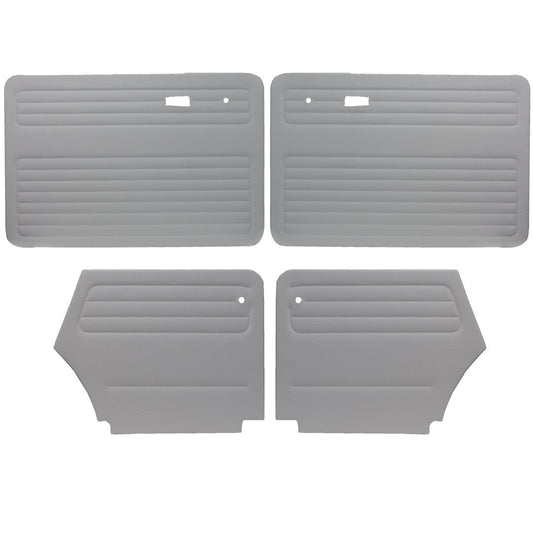Authentic Style Door Panels - Full Set Without Pockets - 73-79 Bug Convertible