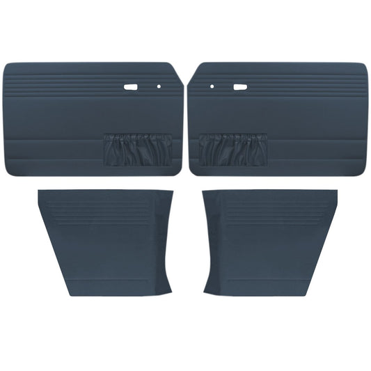 Authentic Style Door Panels - Full Set with Pockets - 1961-74 VW Notchback