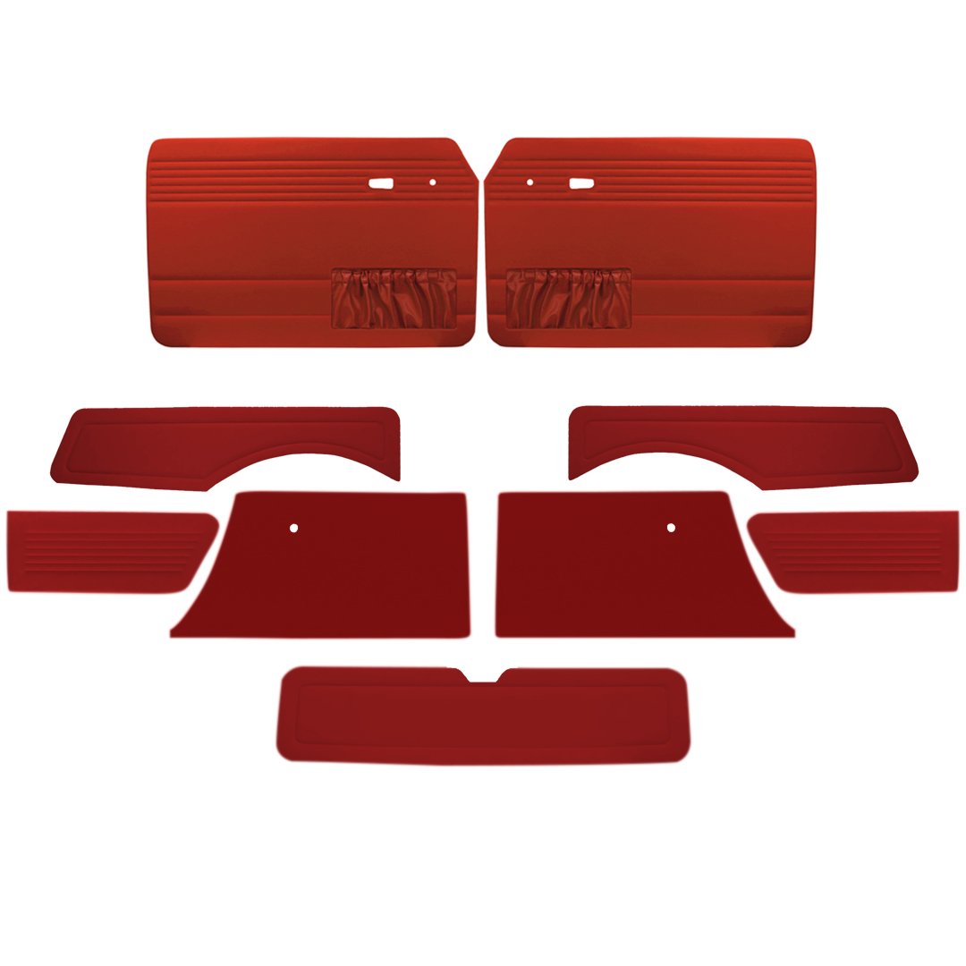 Authentic Style Door Panels - Full Set with Pockets - 1966-67 VW Squareback