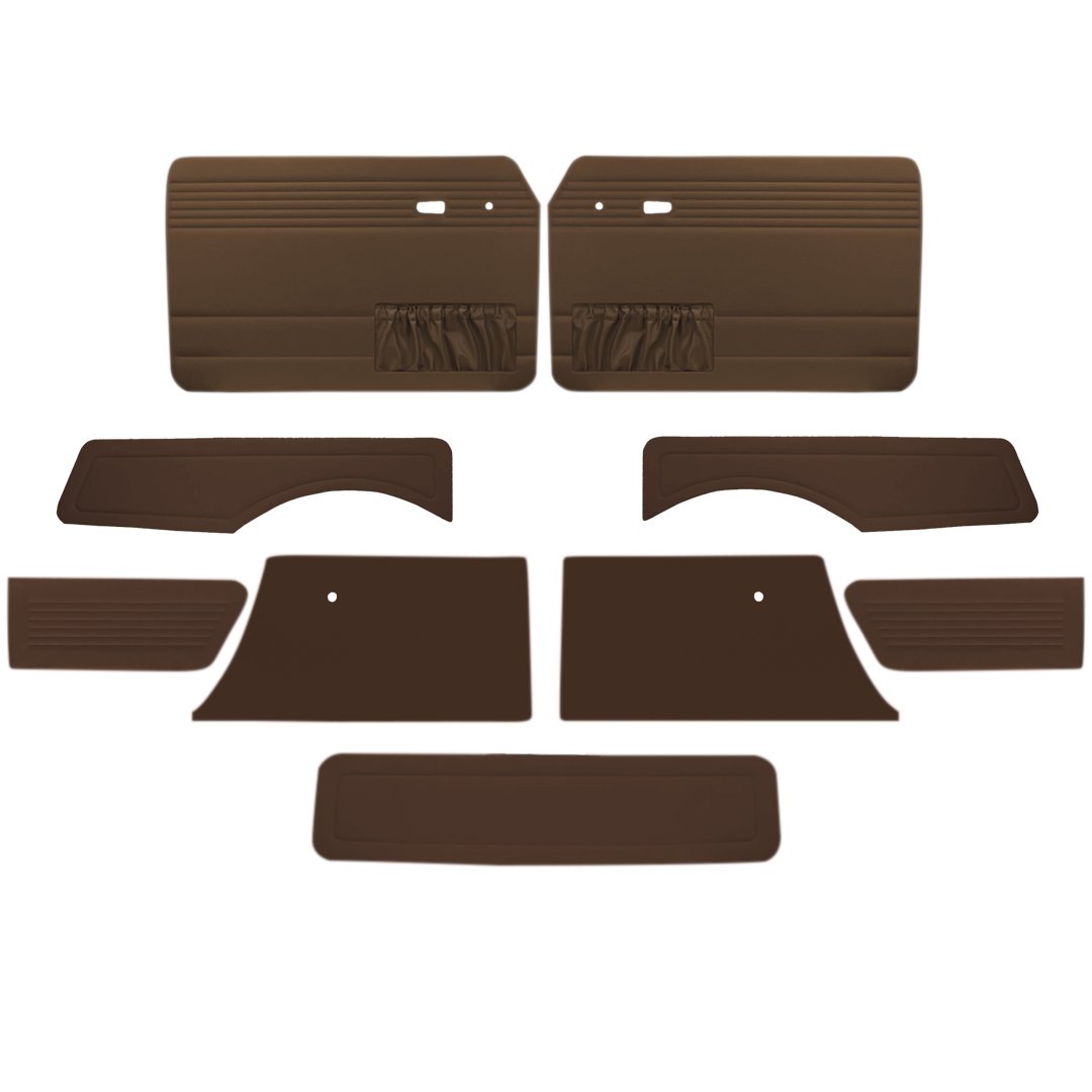 Authentic Style Door Panels - Full Set with Pockets - 1968-74 VW Squareback