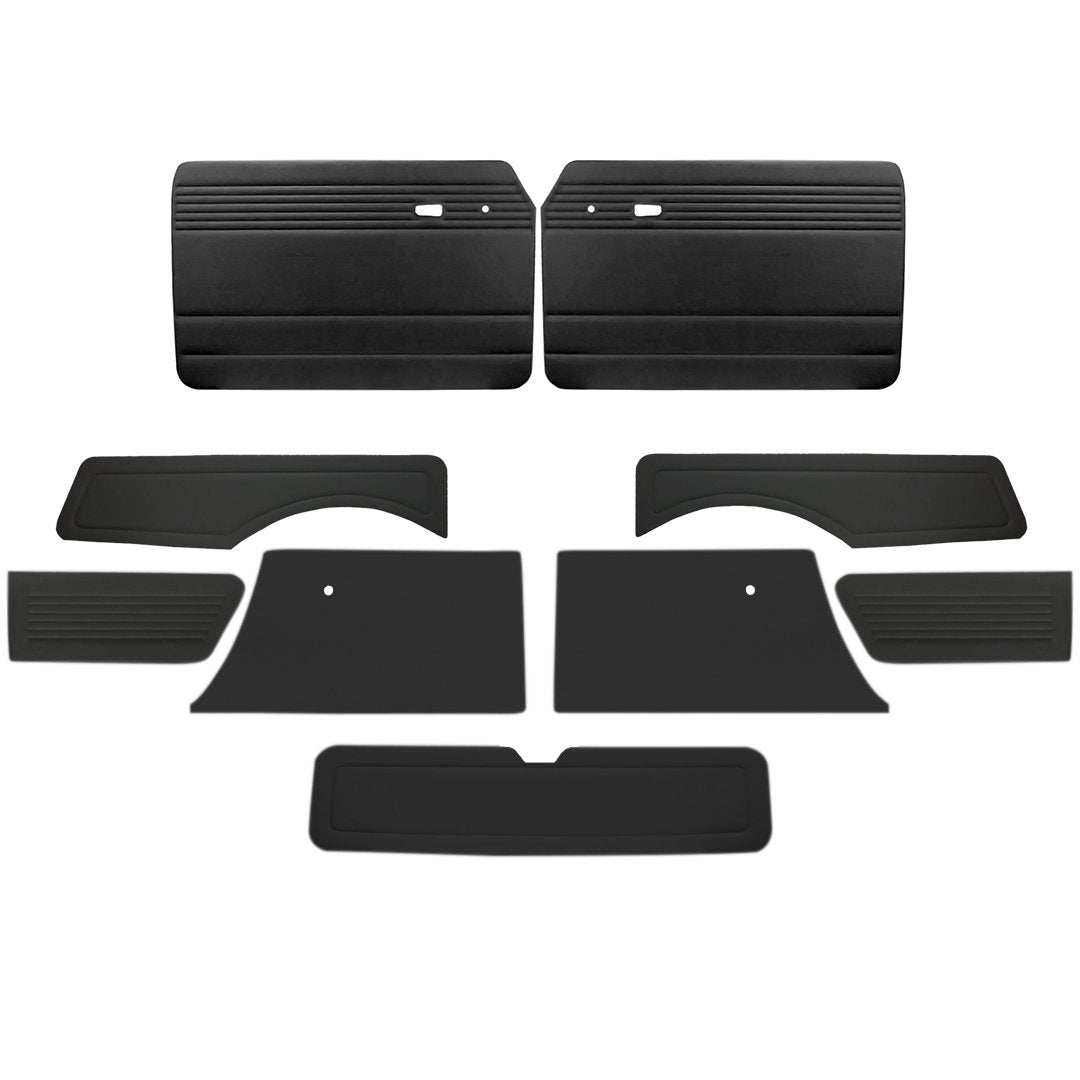 Authentic Style Door Panels - Full Set without Pockets - 1966-67 VW Squareback