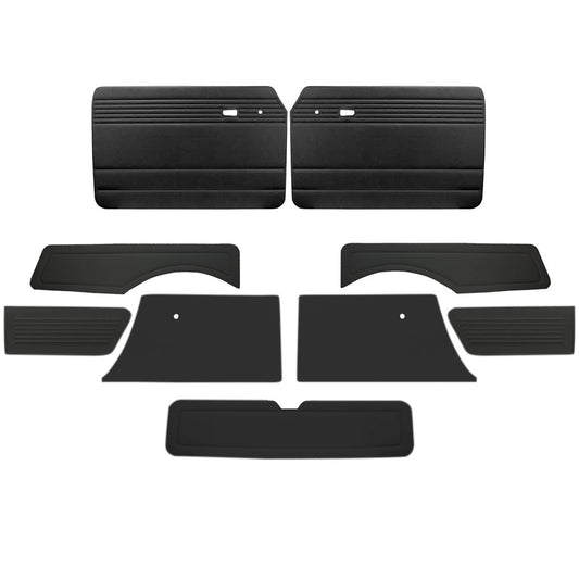 Authentic Style Door Panels - Full Set without Pockets - 1966-67 VW Squareback