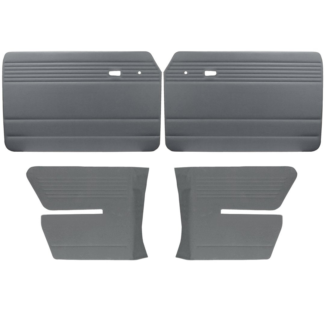 Authentic Style Door Panels - Full Set without Pockets - 1973-74 VW Fastback