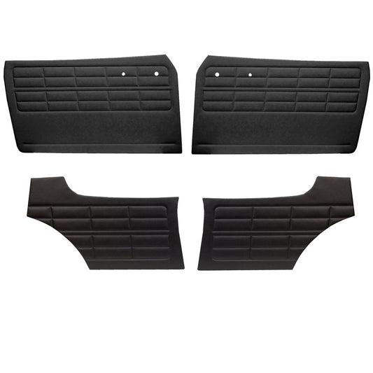 Authentic Style Door Panels - W/O Pockets, Fronts & Rears - 1956-63 VW Ghia