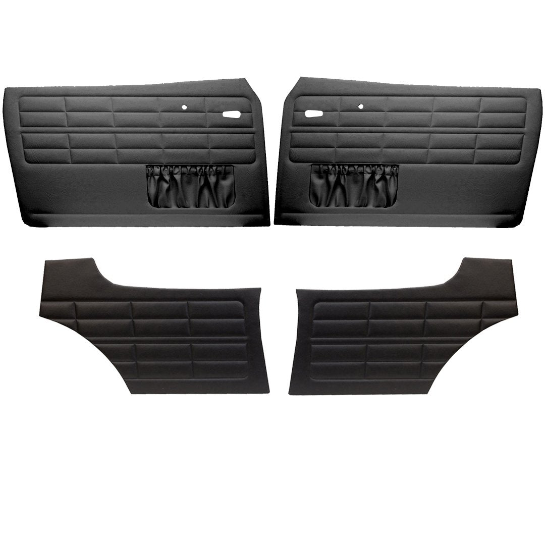 Authentic Style Door Panels - W/ Pockets, Fronts & Rears - 1964-74 VW Ghia