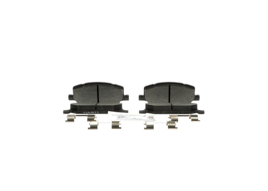 BE1811H - Bosch Blue Ceramic Front Brake Pads with Hardware