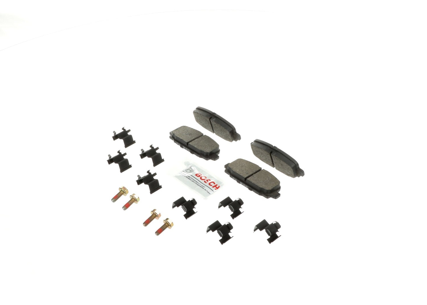BE2081H - Bosch Blue Ceramic Rear Brake Pads with Hardware