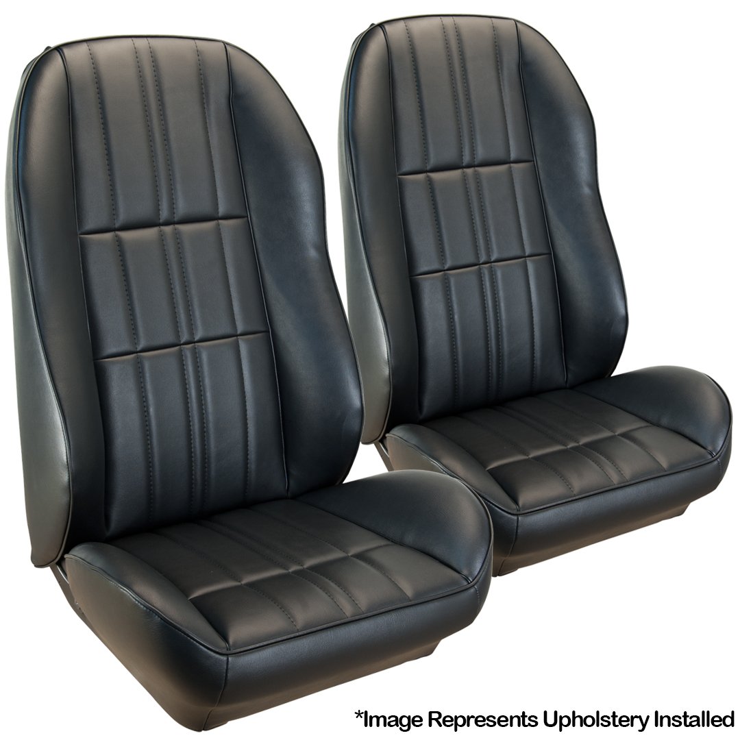 Deluxe/Grande Sport II Upholstery with Bucket Seats - 1970 Mustang F