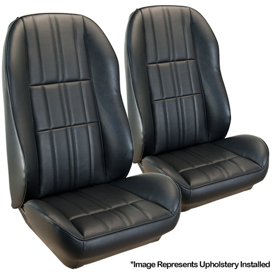 Deluxe/Grande Sport II Upholstery with Bucket Seats - 1970 Mustang F